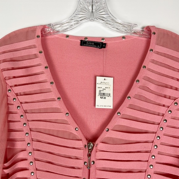 Lisa International salmon top - Picture 3 of 4